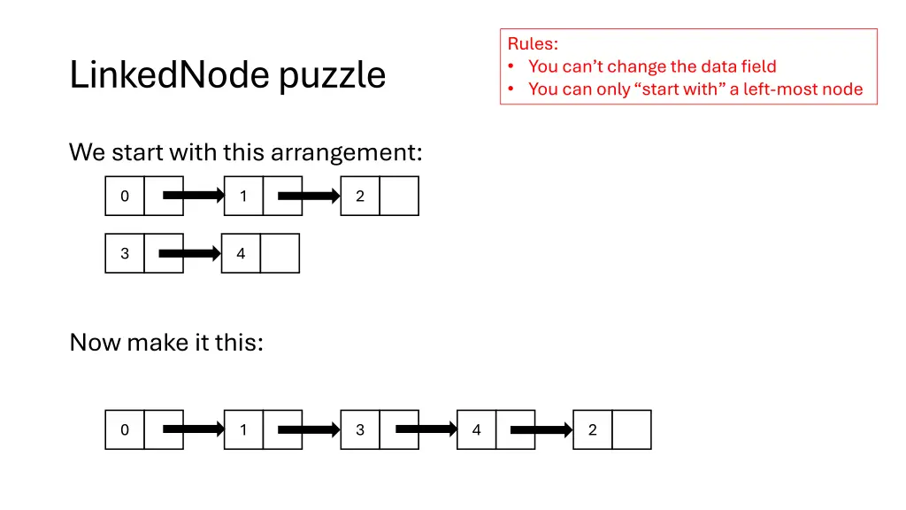 rules you can t change the data field 1
