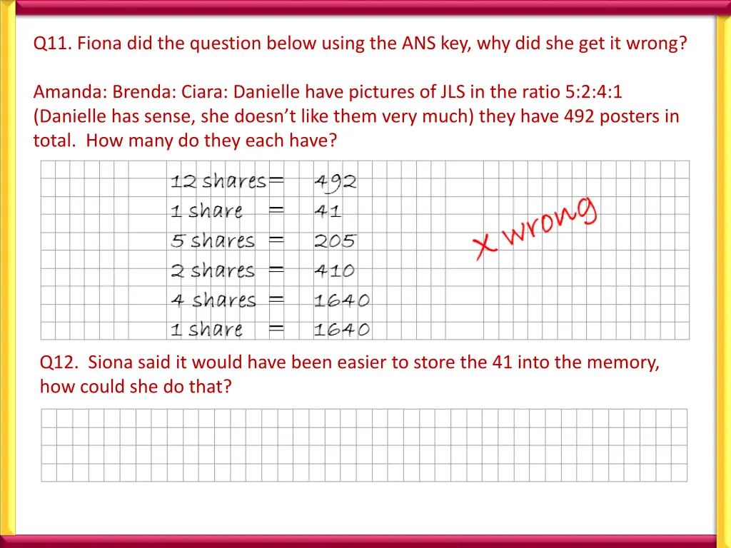 q11 fiona did the question below using