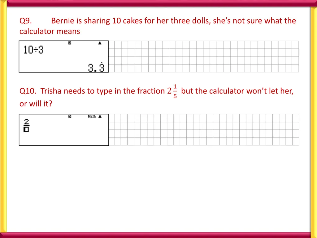 q9 calculator means