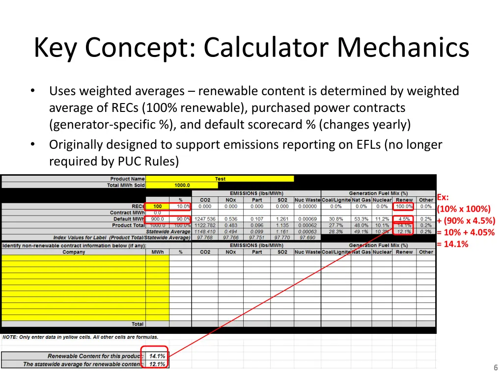 key concept calculator mechanics