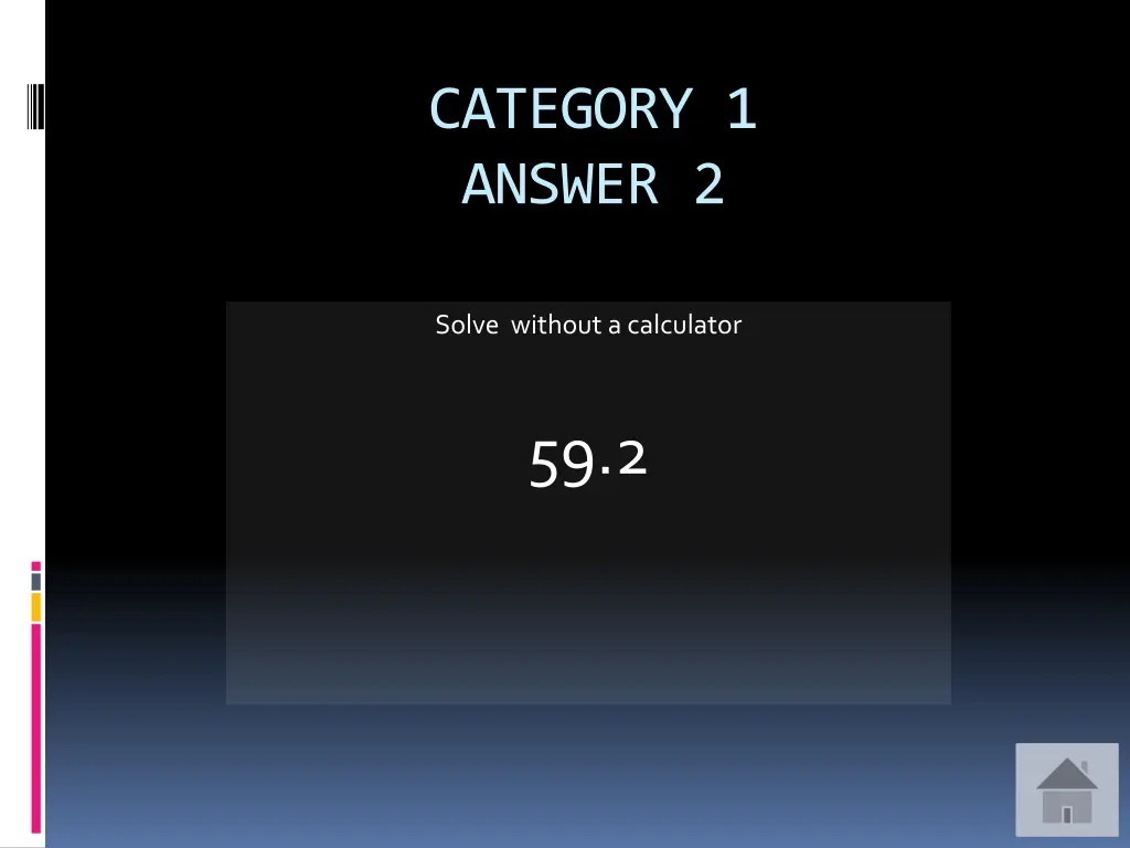 category 1 answer 2
