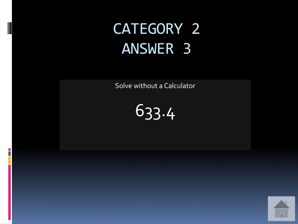 category 2 answer 3