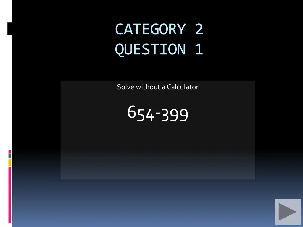 category 2 question 1