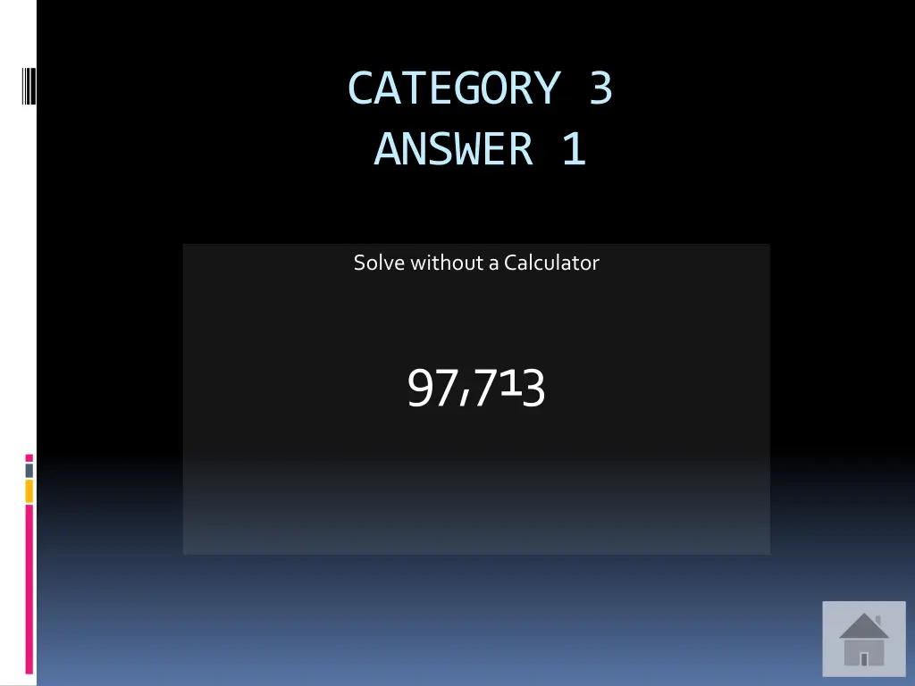 category 3 answer 1