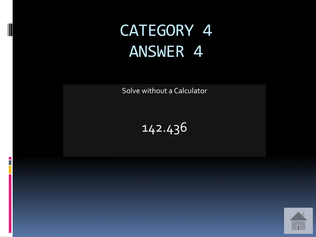 category 4 answer 4