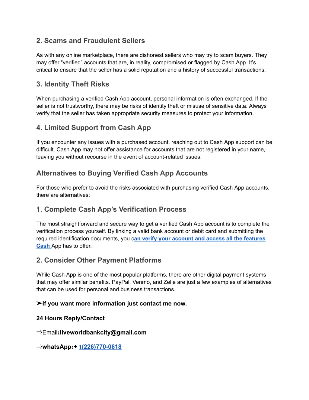 2 scams and fraudulent sellers