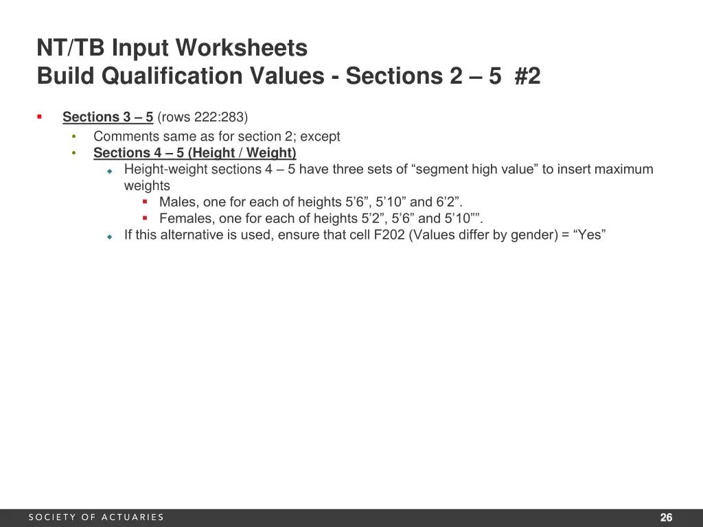 nt tb input worksheets build qualification values 1