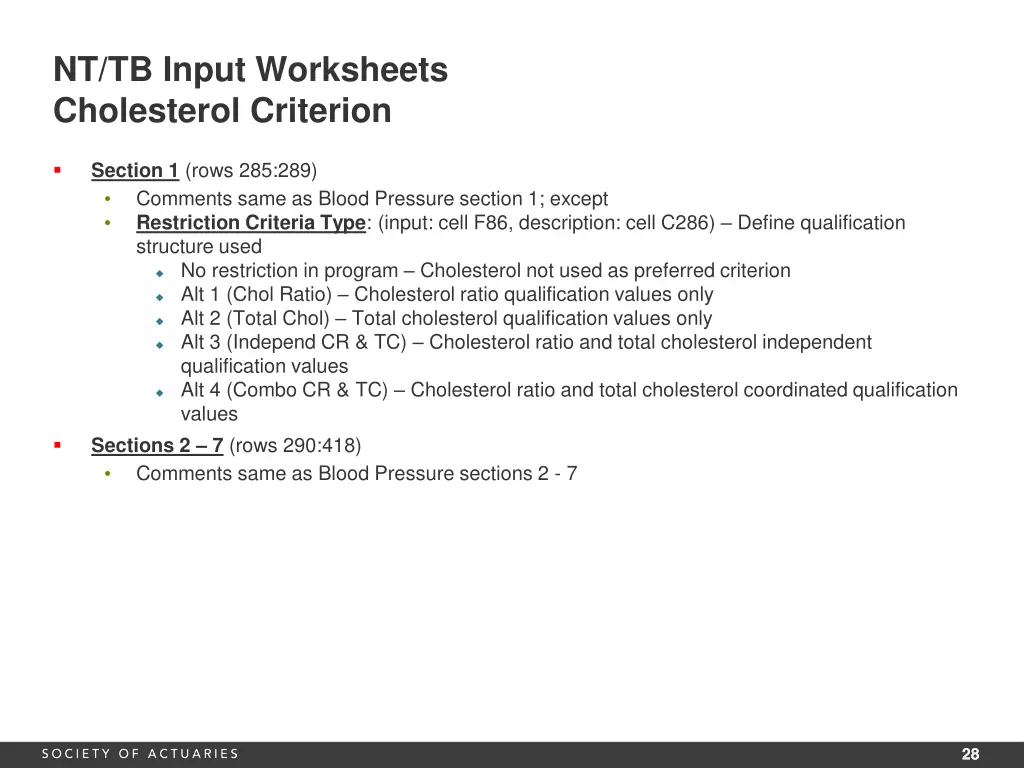 nt tb input worksheets cholesterol criterion
