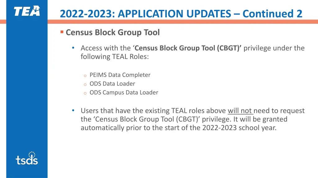 2022 2023 application updates continued 2