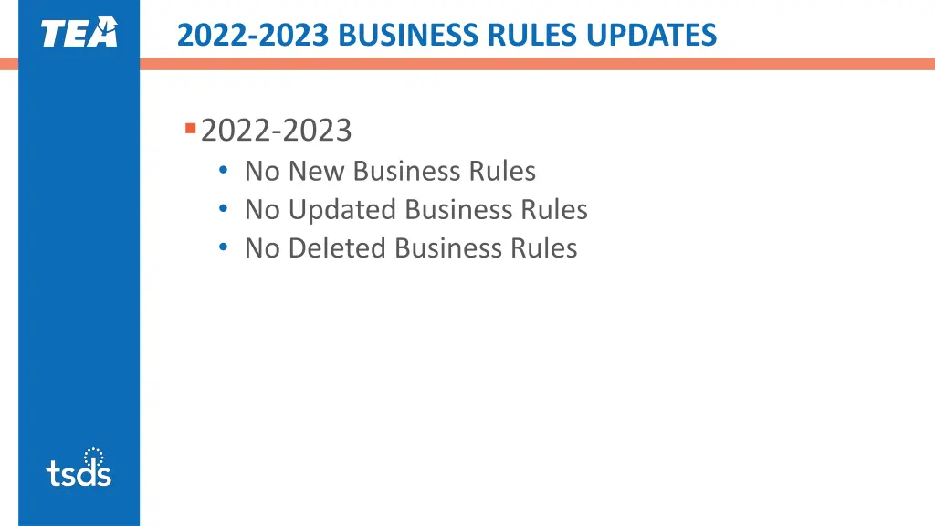 2022 2023 business rules updates