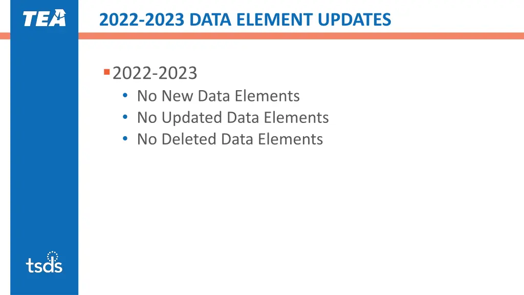 2022 2023 data element updates
