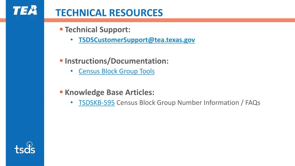 technical resources