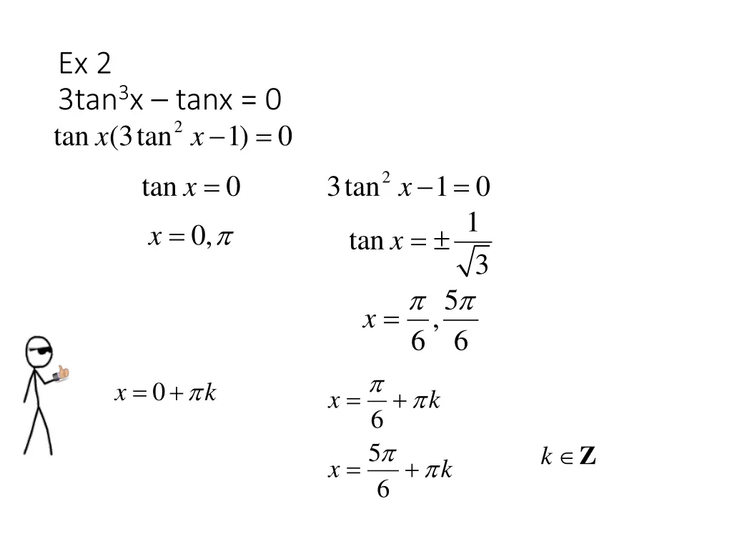 ex 2 3tan 3 x tanx 0 tan 3tan x