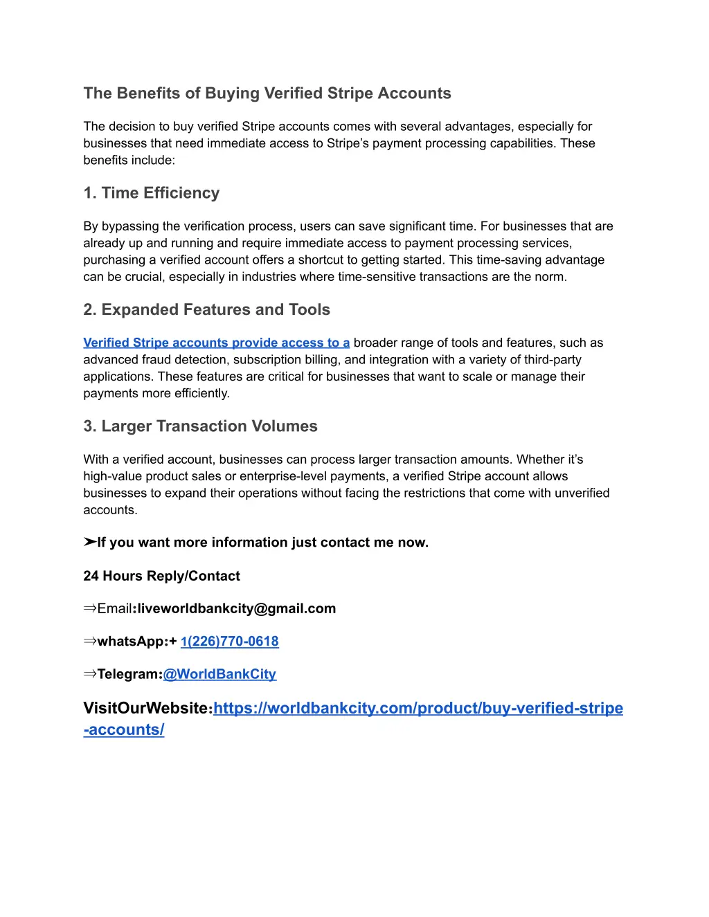 the benefits of buying verified stripe accounts