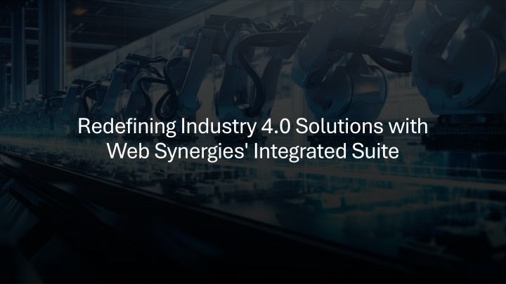 redefining industry 4 0 solutions with