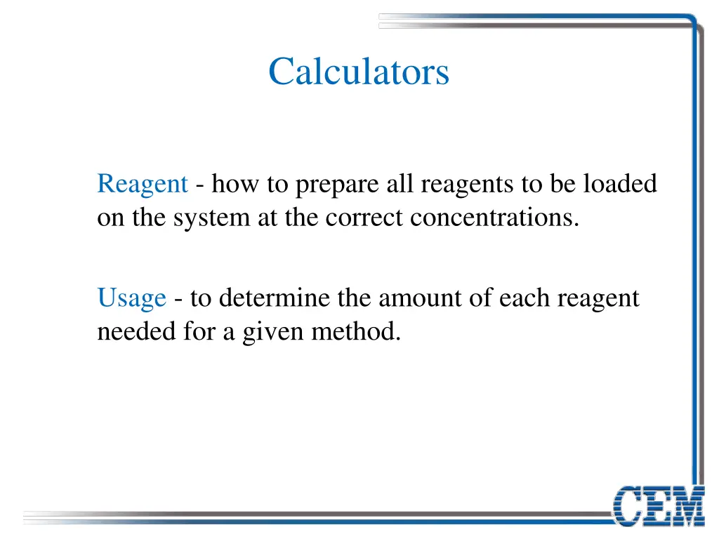 calculators