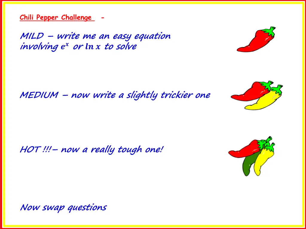 chili pepper challenge