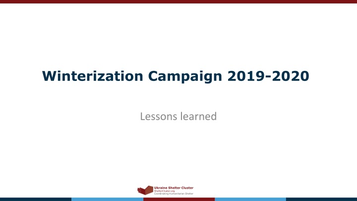 winterization campaign 2019 2020
