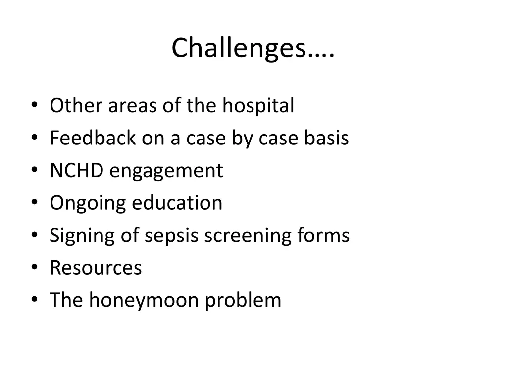 challenges