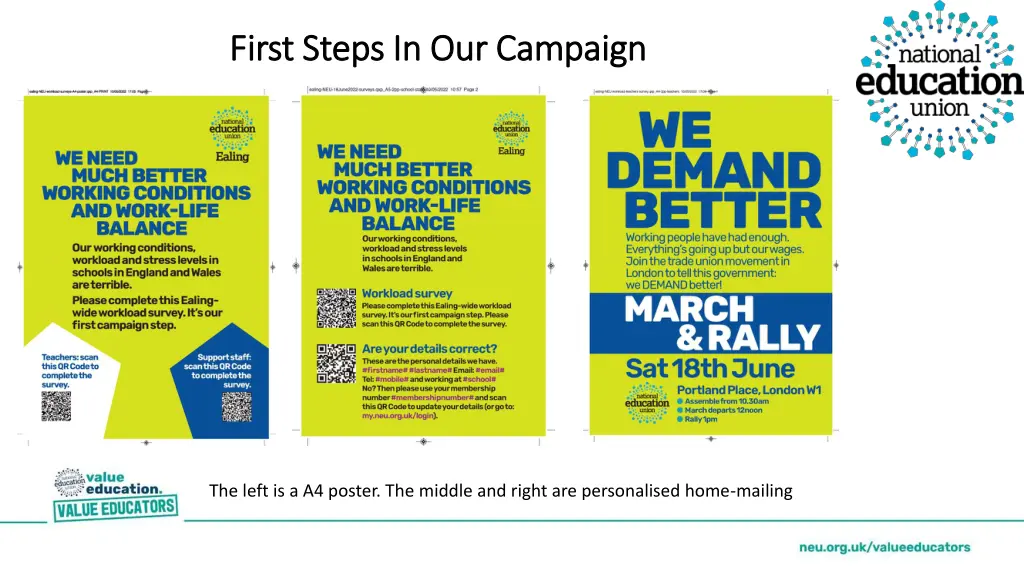 first steps in our campaign first steps