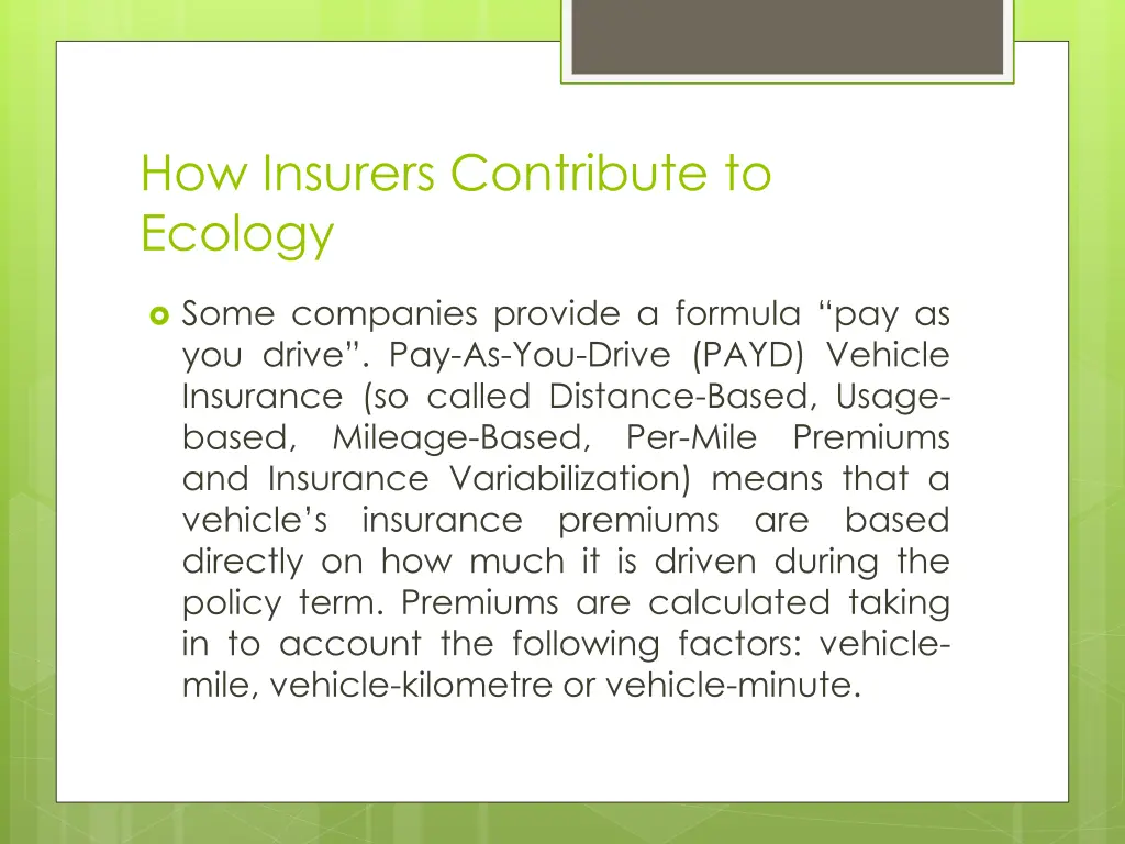 how insurers contribute to ecology 3