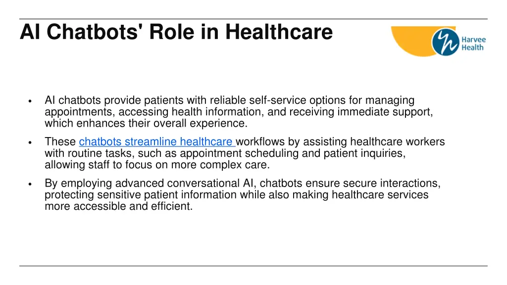 ai chatbots role in healthcare