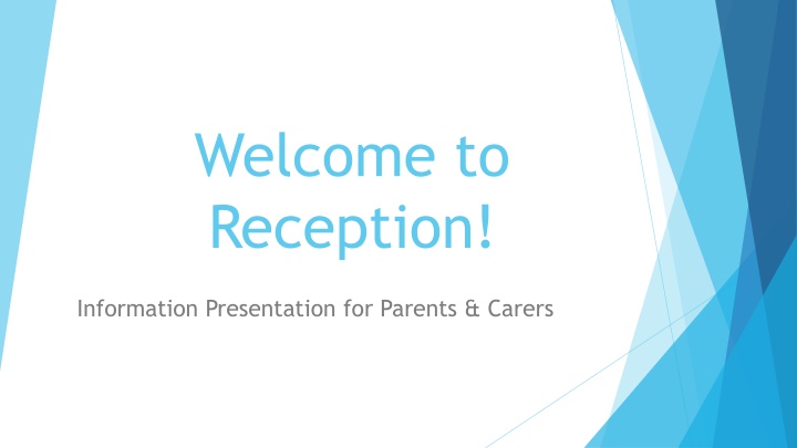 welcome to reception