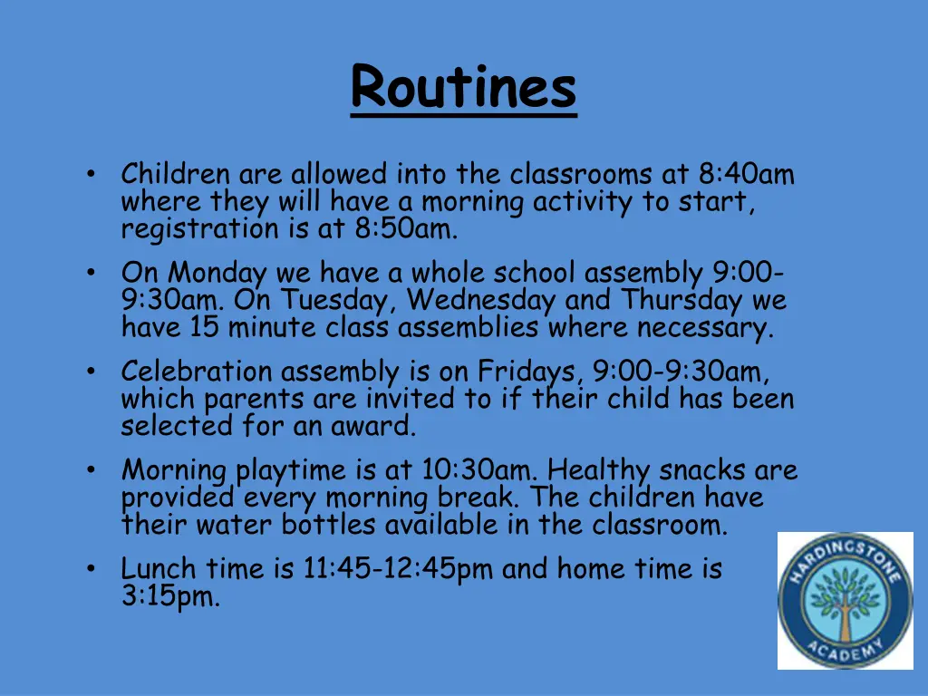 routines