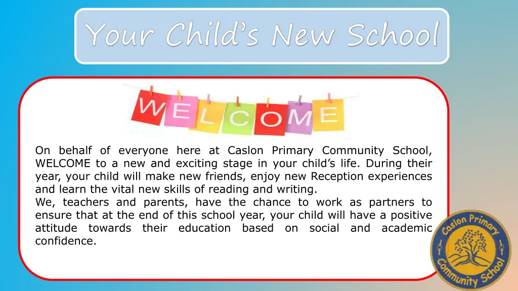 your child s new school