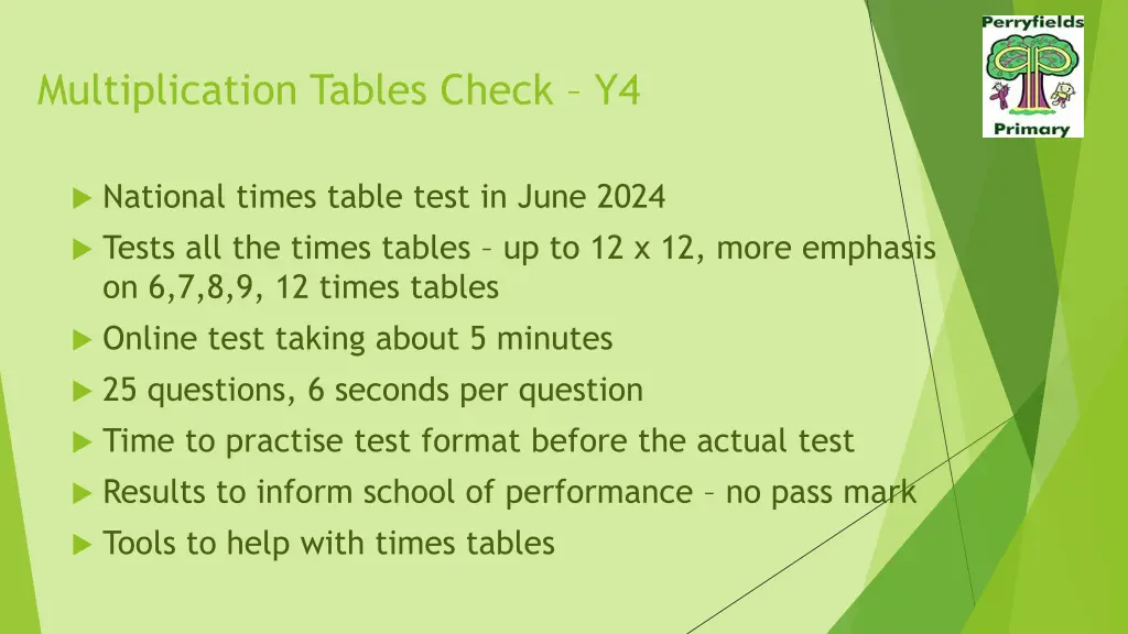 multiplication tables check y4