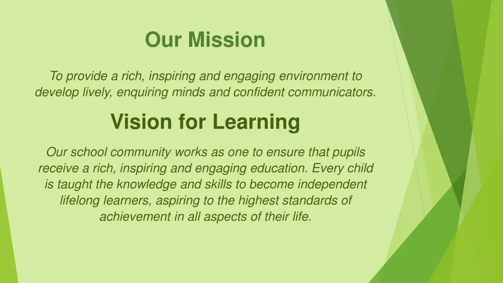 our mission