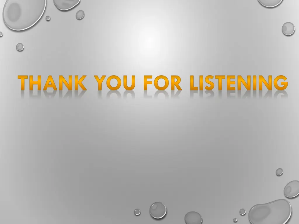thank you for listening