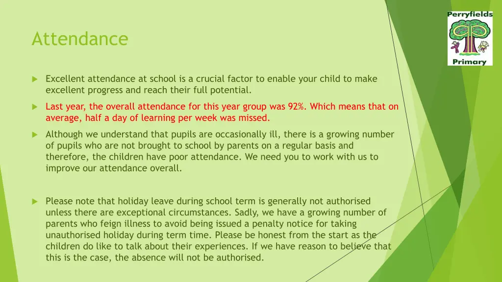 attendance