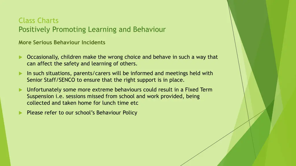class charts positively promoting learning 3