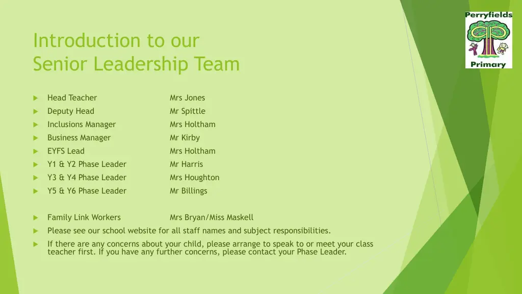introduction to our senior leadership team