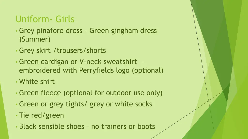 uniform girls grey pinafore dress green gingham