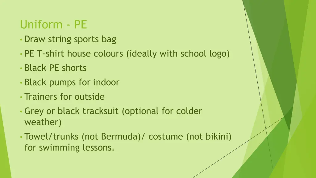 uniform pe draw string sports bag