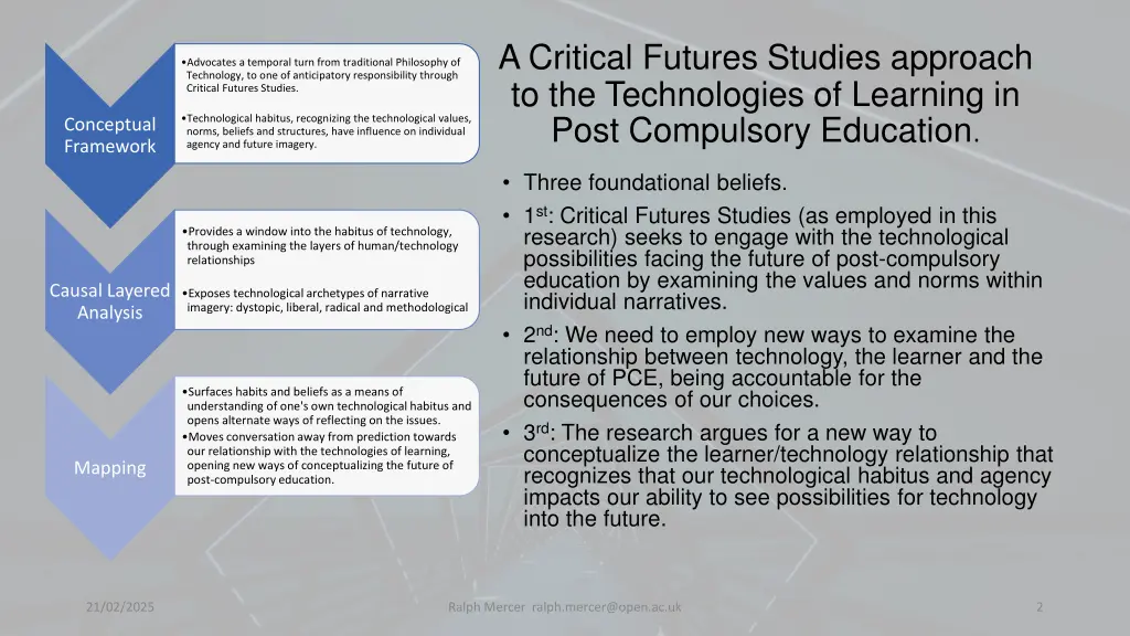 a critical futures studies approach