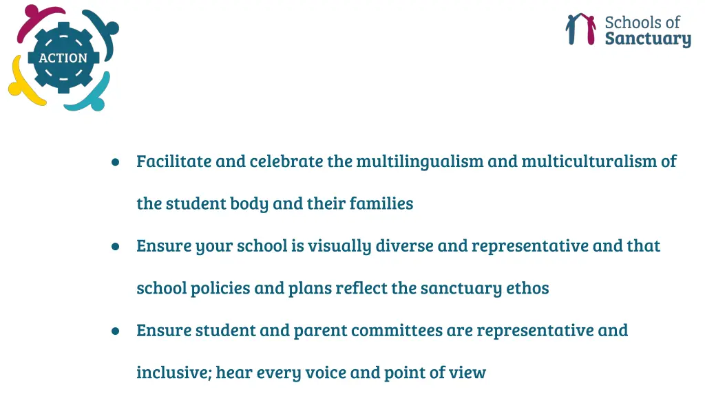 facilitate and celebrate the multilingualism