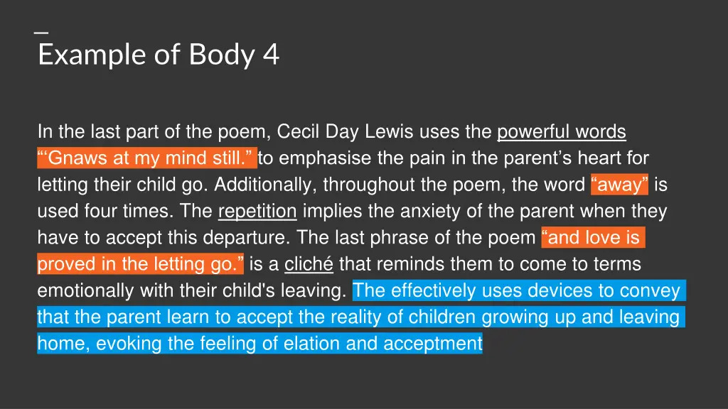 example of body 4