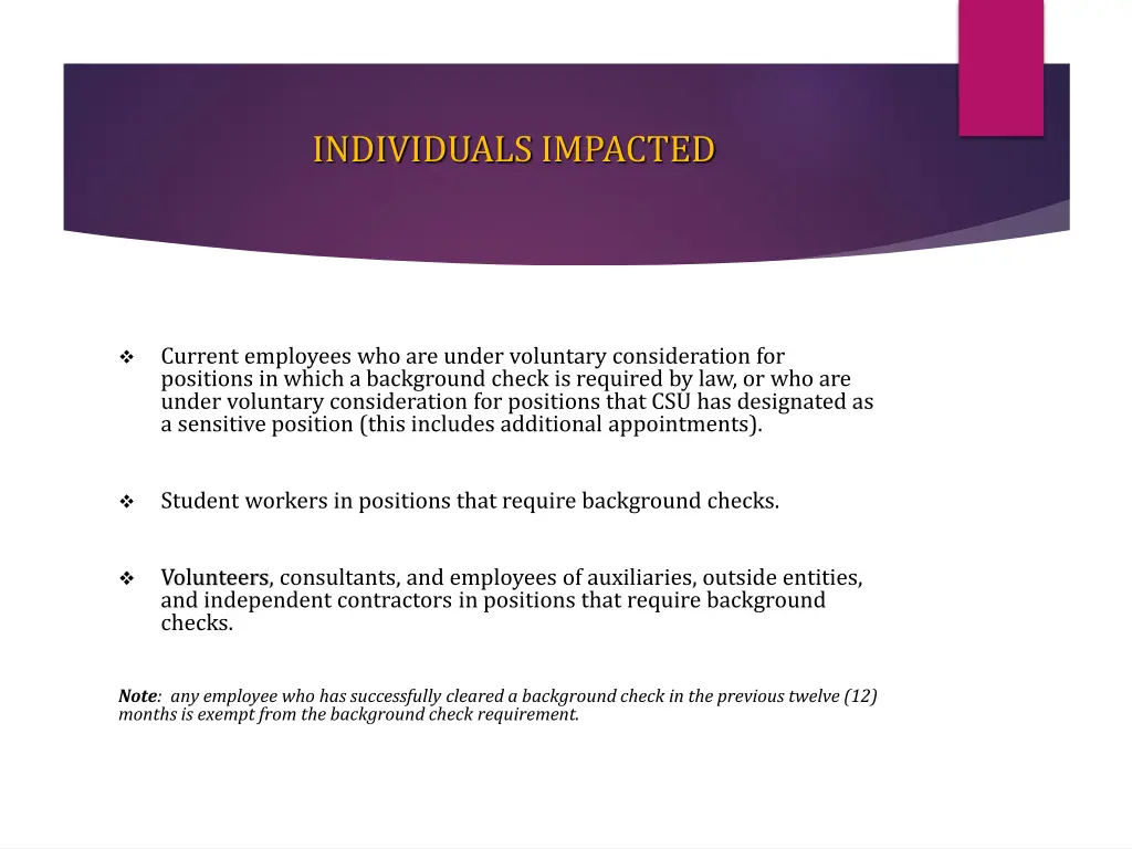 individuals impacted 1