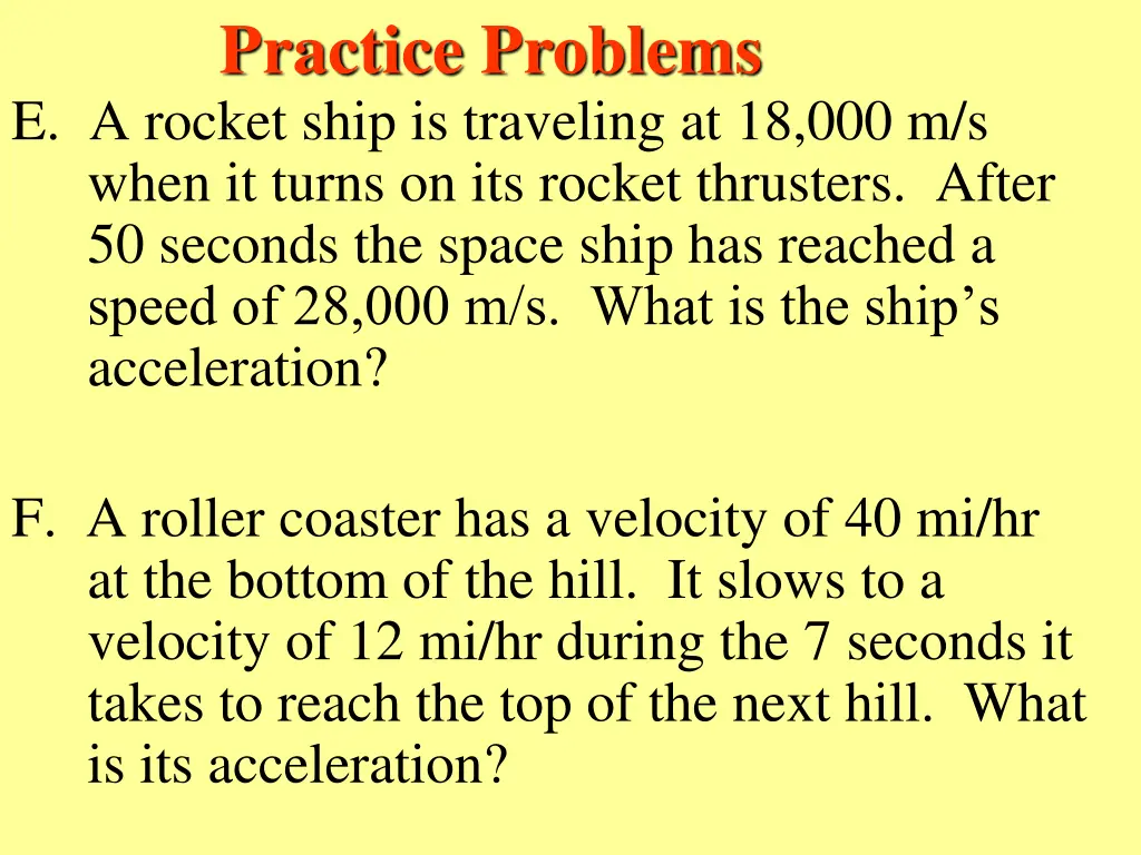 practice problems 2