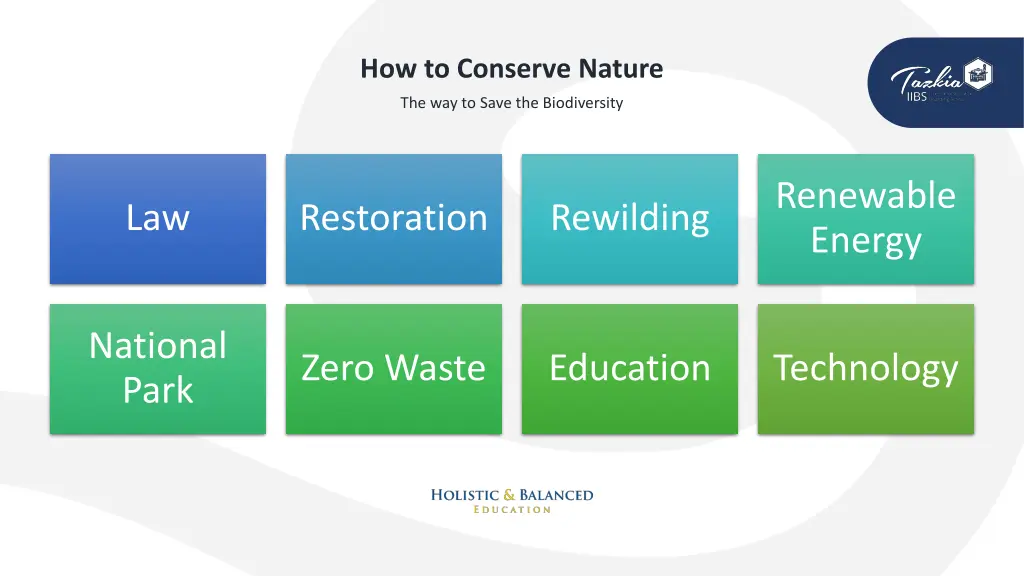 how to conserve nature