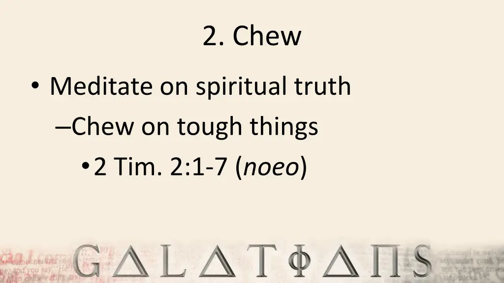 2 chew 1