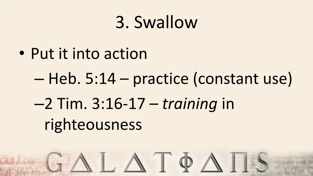 3 swallow