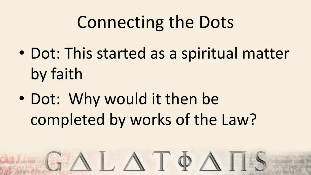 connecting the dots 3
