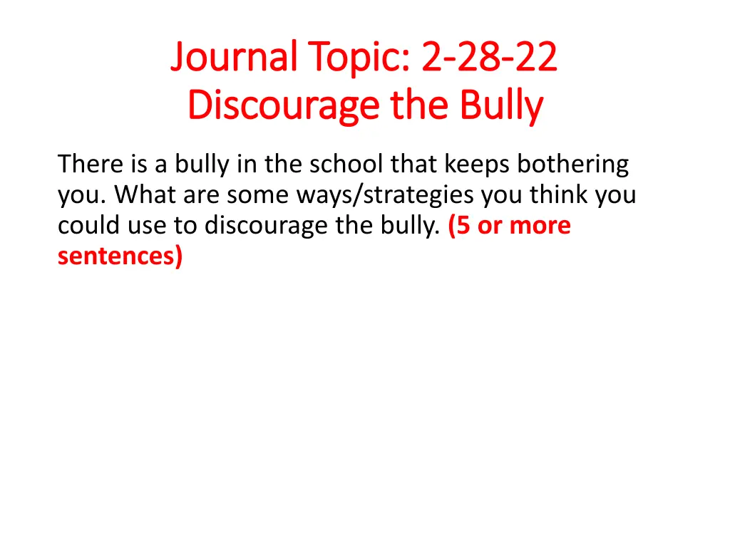 journal topic 2 journal topic 2 28 discourage