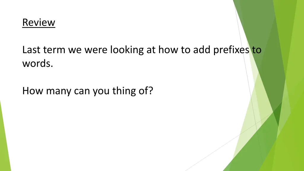 review