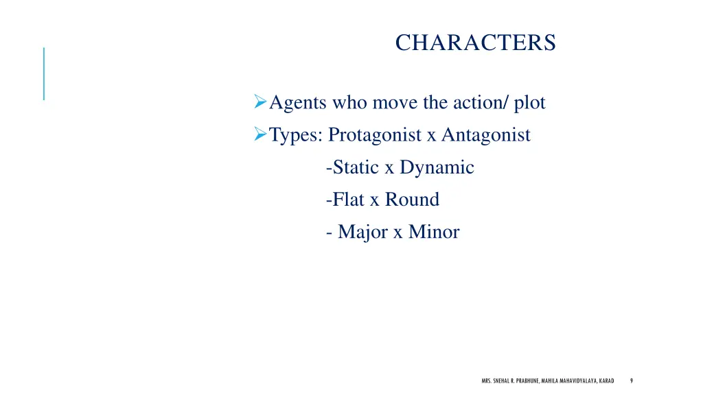 characters