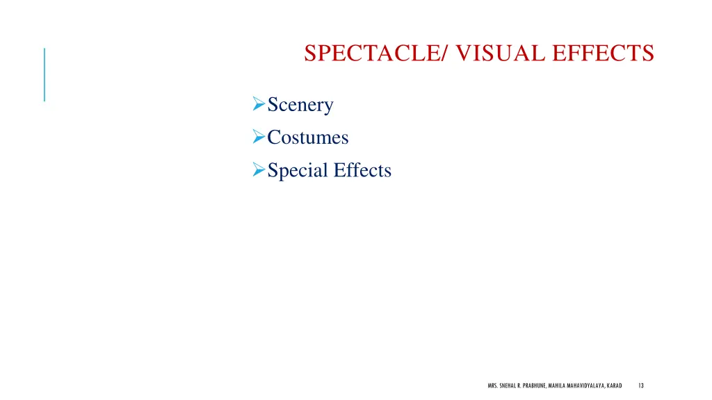 spectacle visual effects